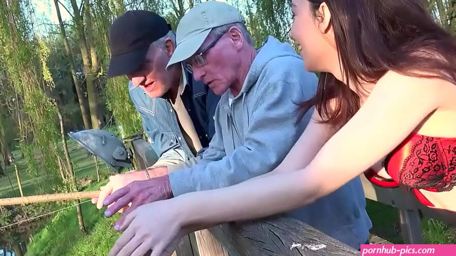 Fishing For Old Dick with beauty MMF