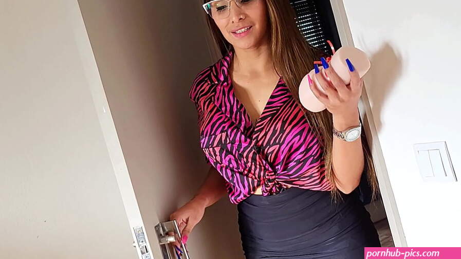 My stepmom caught me watching porn and she masturbated me and asked me to cum in her panties