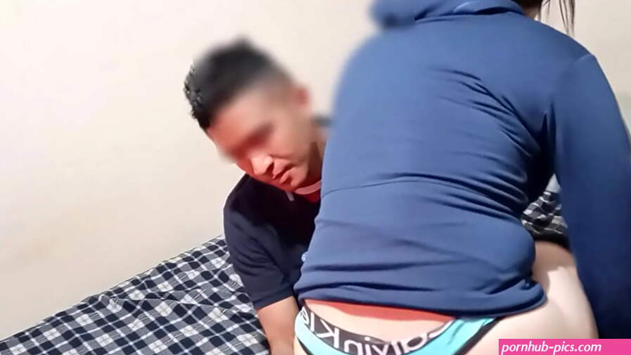 My best friend discovers me watching porn and masturbating: I fuck her after she discovers me watching porn videos in my room when no one is there