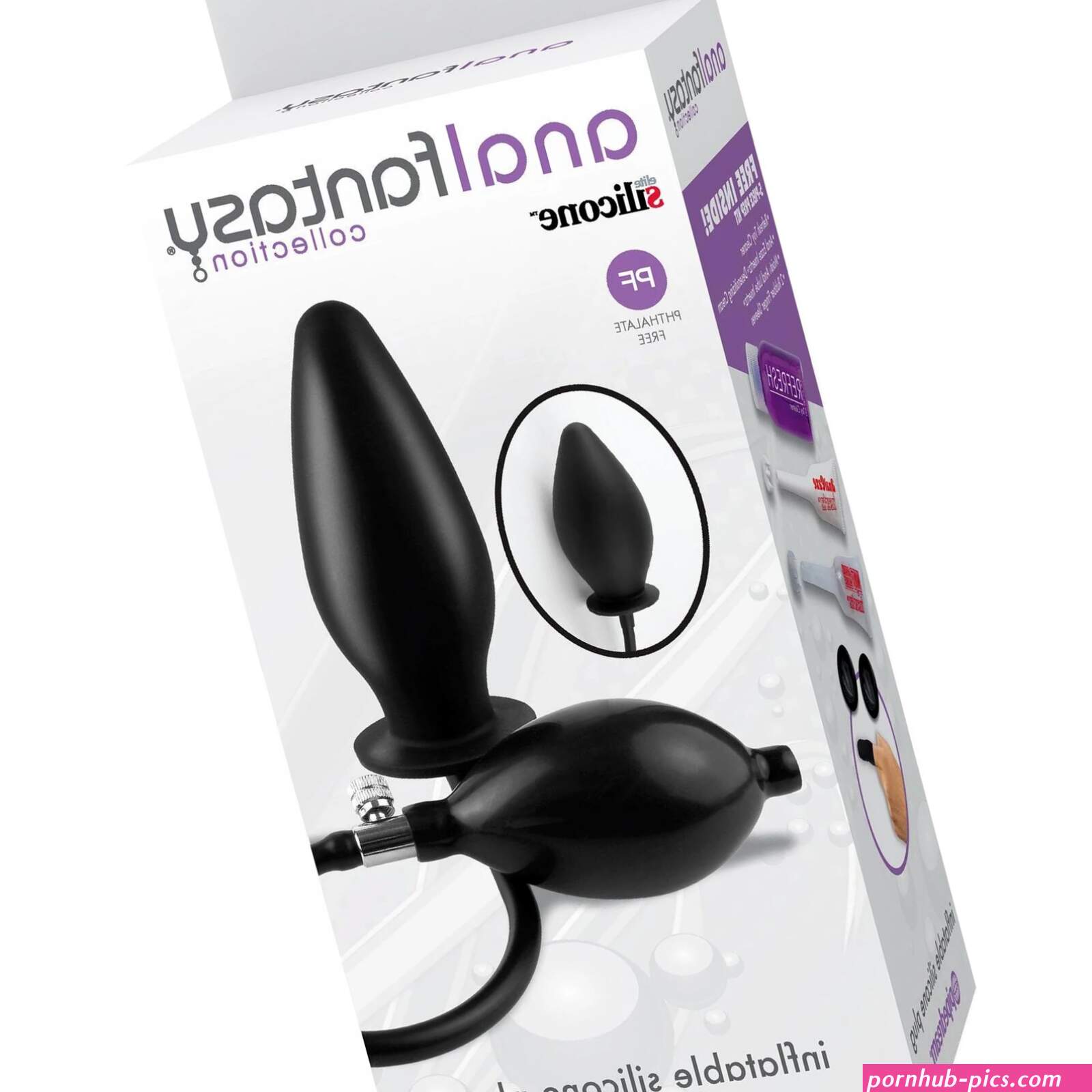 Shop Anal Fantasy Inflatable Silicone Plug FREE 5 Piece Kit