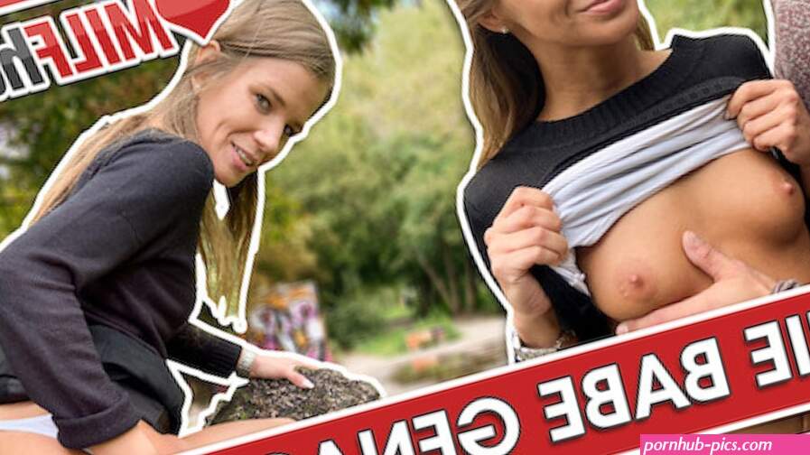 Sarah Kay gets boned in a Berlin park! MILFHUNTER24