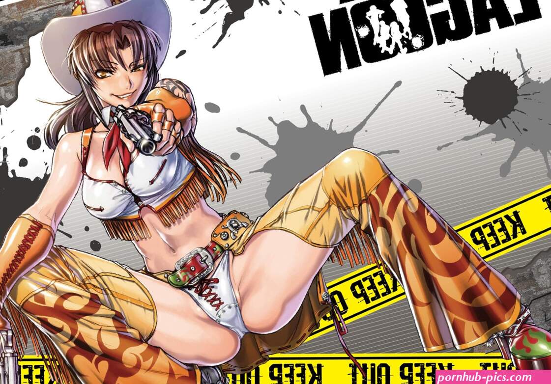 hiroe rei black lagoon revy gun heels pantsu tattoo thong