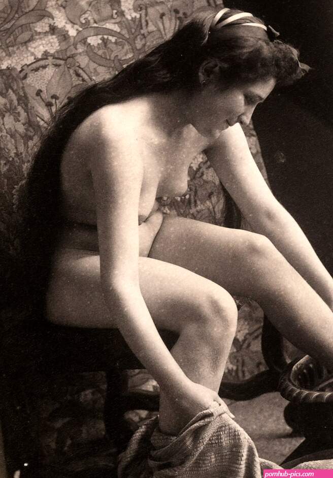 Portrait of a Nude Woman Washing Her Feet
