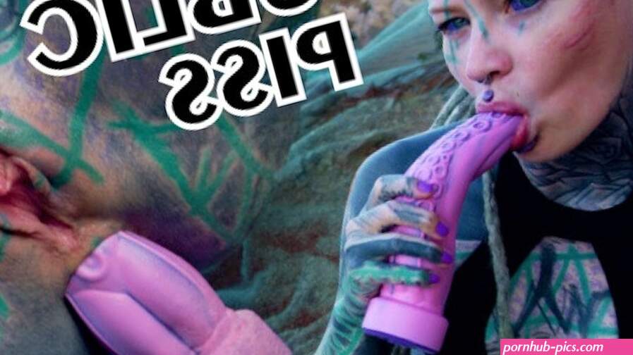 TATTOO teen PUBLIC ANAL masturbation and PISS