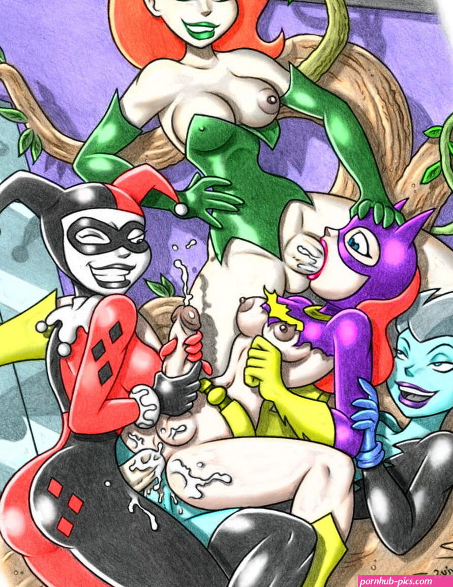 Poison Ivy and Harley Quinn Anal Sex Cum In Mouth Gangbang Oral Your Cartoon Porn