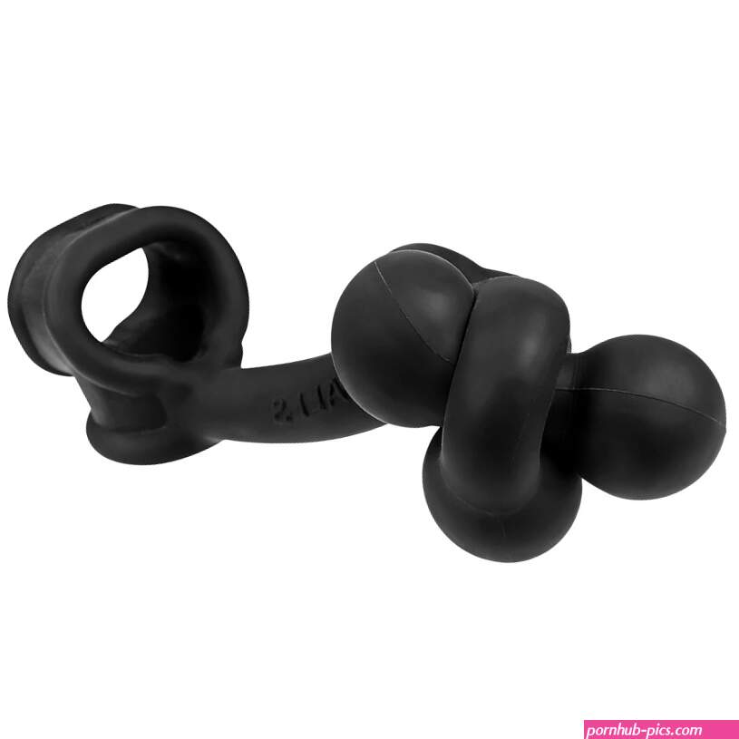 Buy the ButtBalls Silicone Plus CockSling-2 AssLock Anal Beads ButtPlug Black