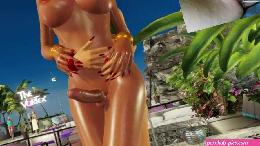 Two sexy transgender hard fuck. 3D porn game