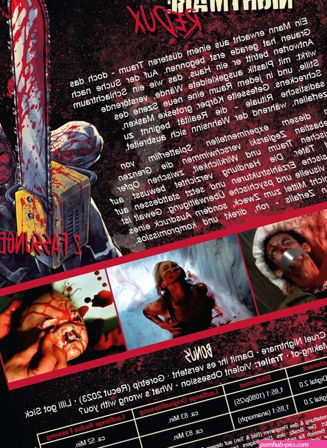 A Fucking cruel Nightmare Redux Original DVD Blu-ray Mediabook Limited 333 Edition