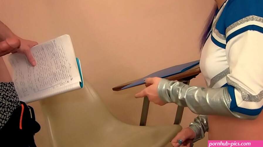 Aiden Valentine Fucks A Hot Little Cheerleader to For Doing Her Homework