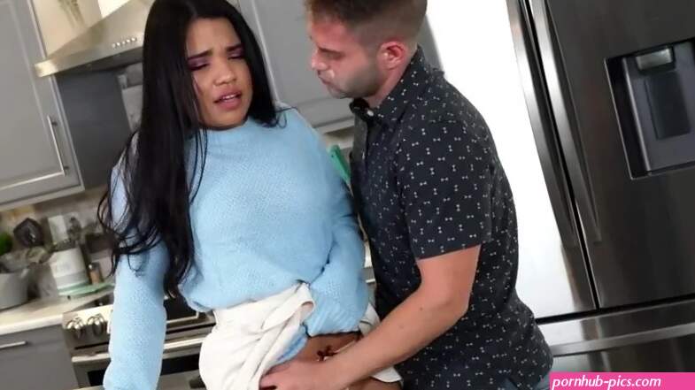 Innocent Latina girl tries anal sex with her best friend