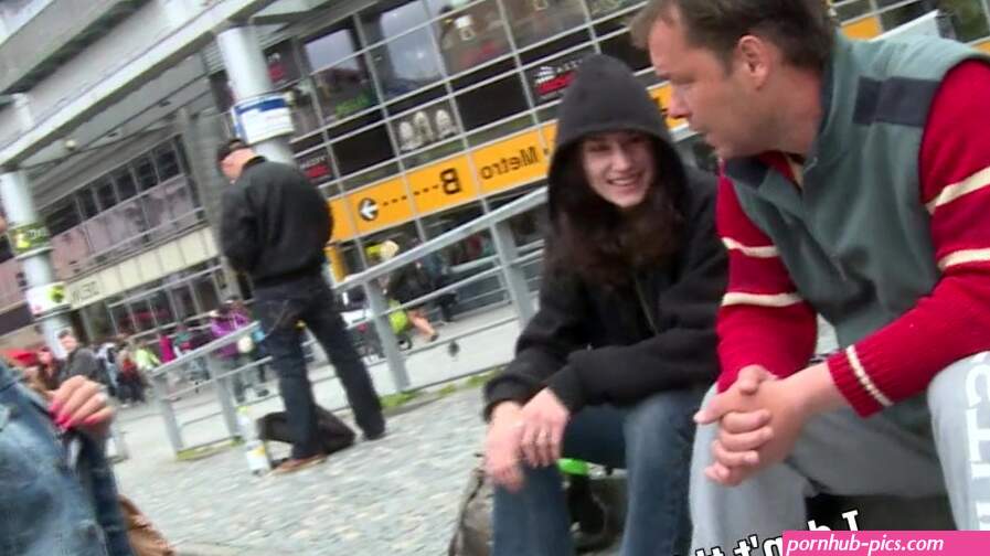 Couple from the street fucks for money