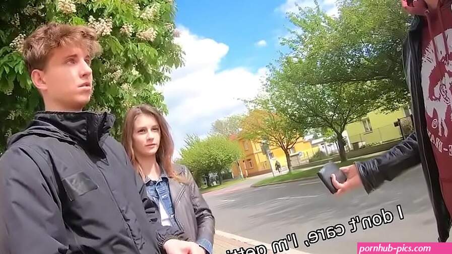 HUNT4K. Stranger offers cash to young couple for crazy sex with him