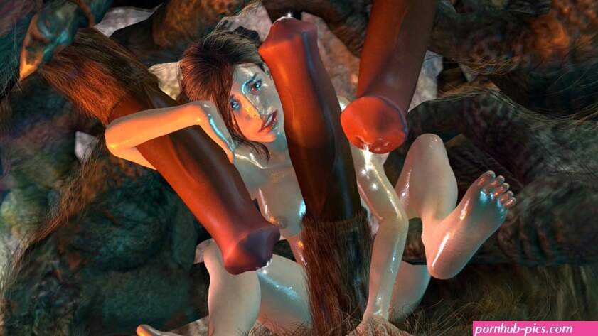 on X: What if the big boy had two brothers? hmmmm what a lucky little Lara u r sigh nsfw porn LaraCroft SFM darklust X