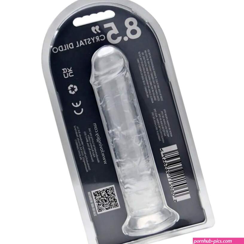 Loving Joy 8.5 Inch Suction Cup Dildo Clear