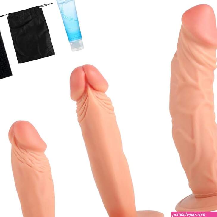 Realistic Dildo Training Set Plug 3 Sizes Dildo