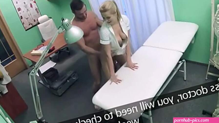 Sexy female doctor fucks