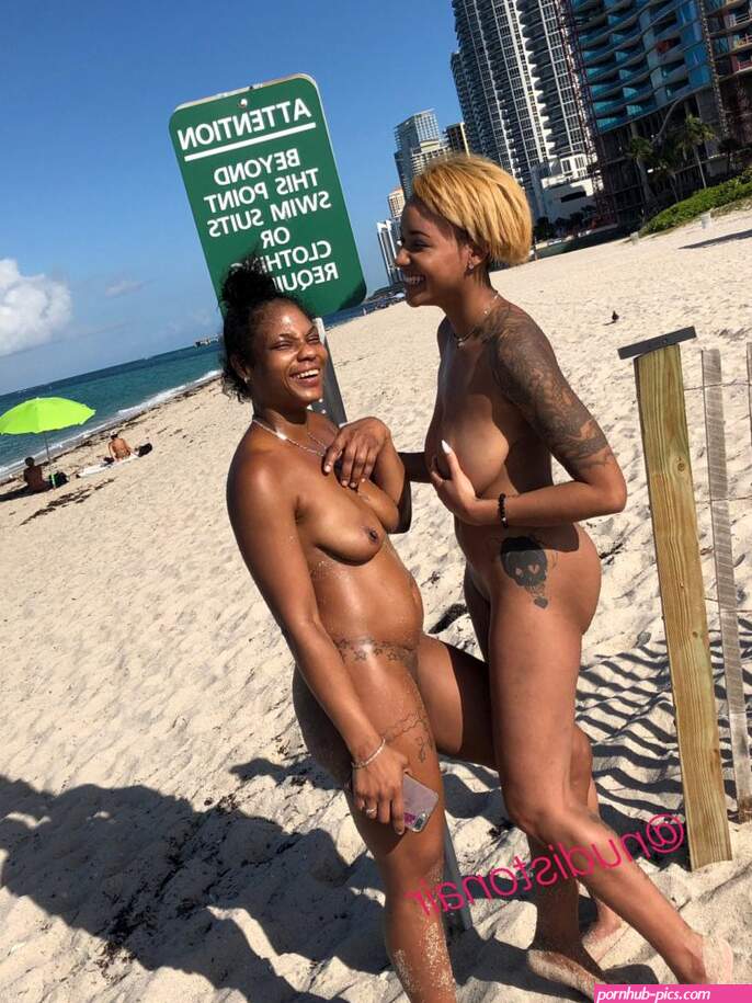 Nudist Beach on X: Thursday at the nudistbeach in Miami with the ebony girls X