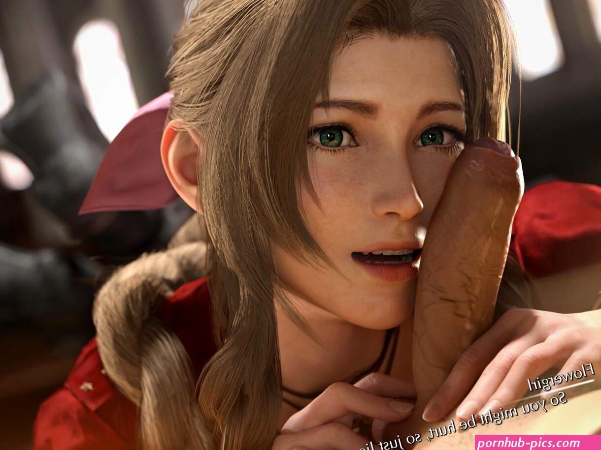 Aerith Taking Care of Cloud Godwin Final Fantasy 7