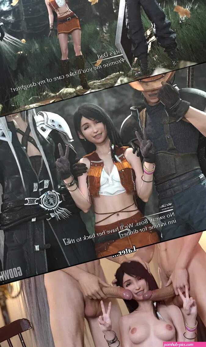 Godwin Tifa Sephiroth ZackAerith Final Fantasy VII