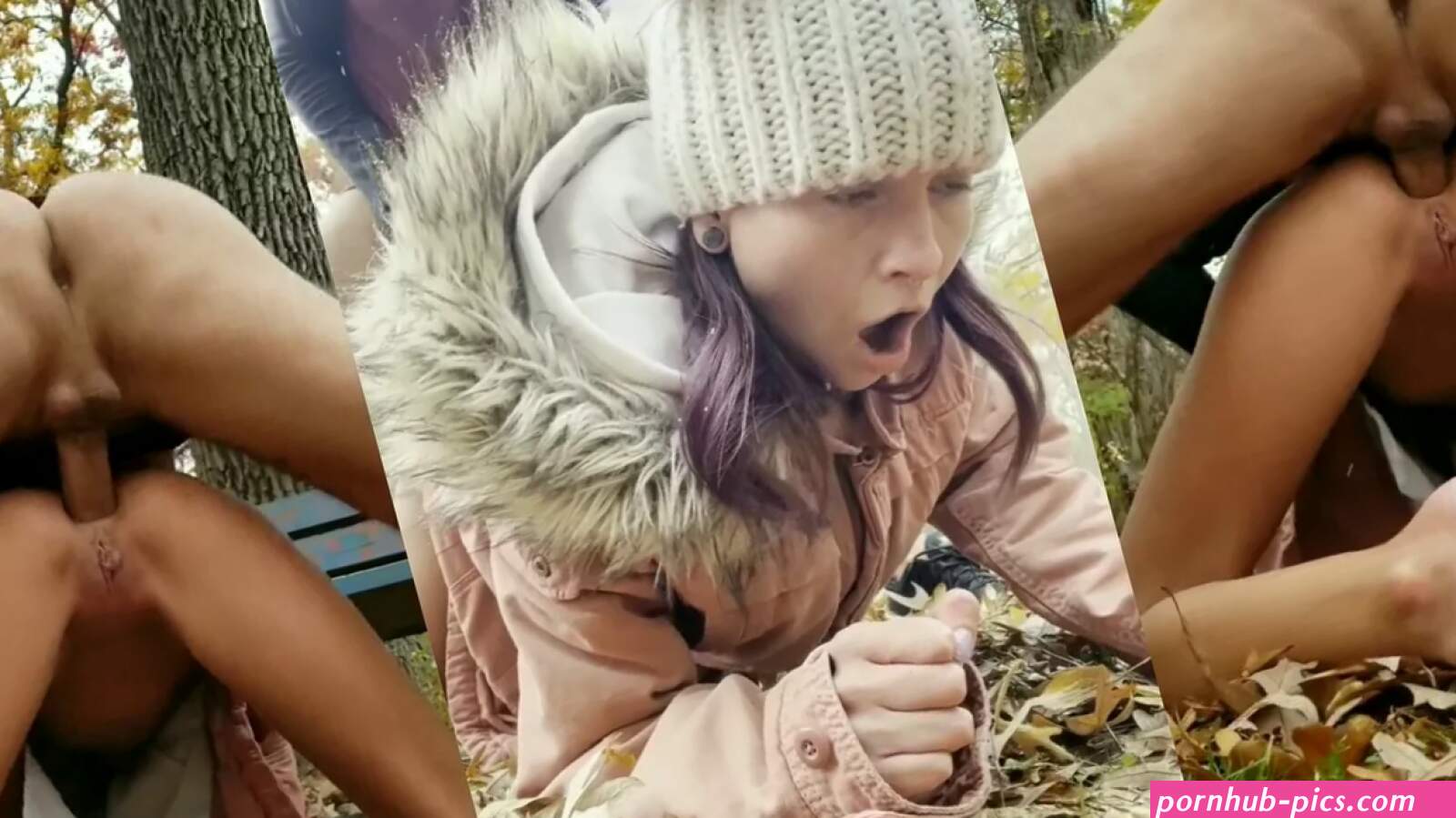 Outdoor Deep Anal Sex At First Snow Fall