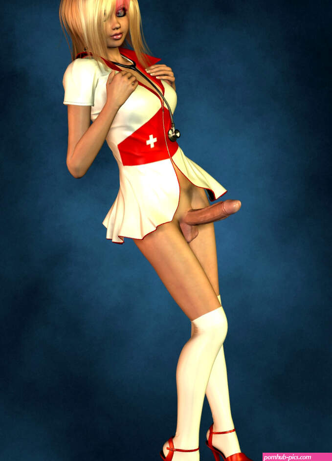 3D Shemale Nurse