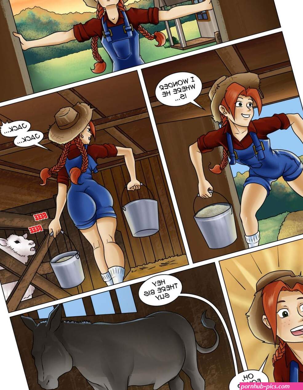 Fucking a donkey Furry Comics Issue 1