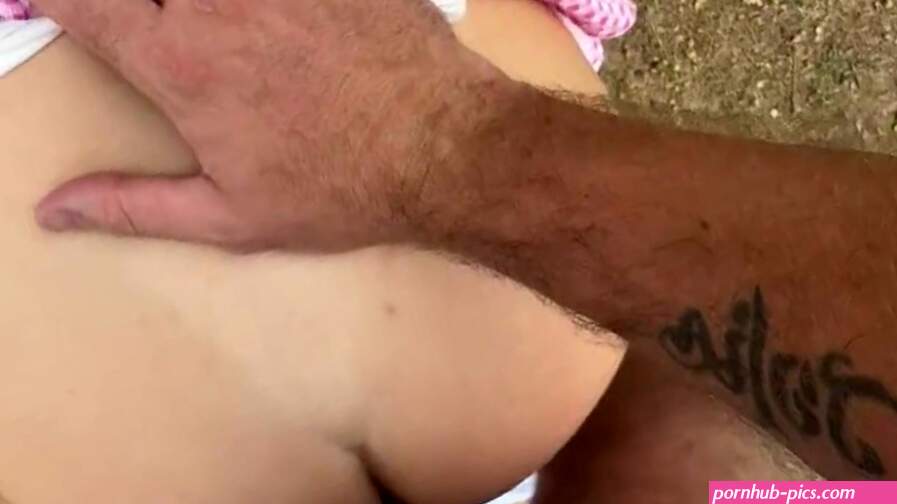Woman Joins Two Men for Outdoor Public Sex