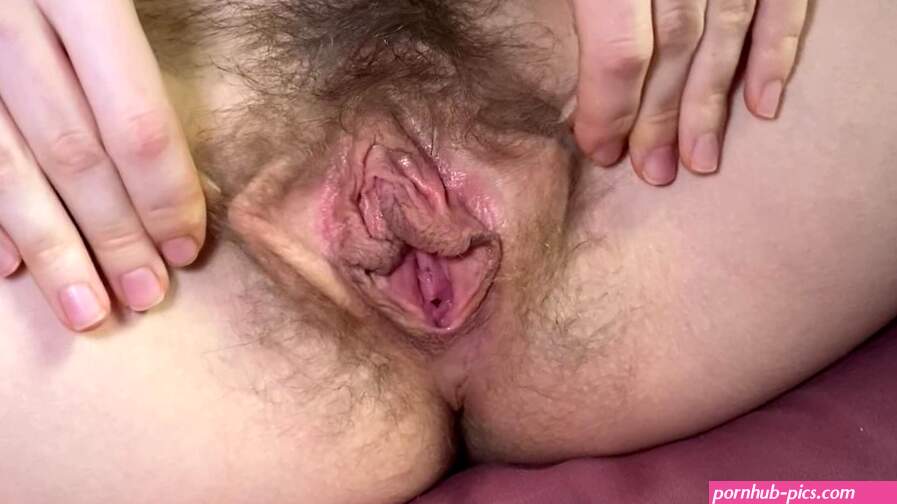 Solo Masturbation Finger Playing with my Meaty Hairy Pussy