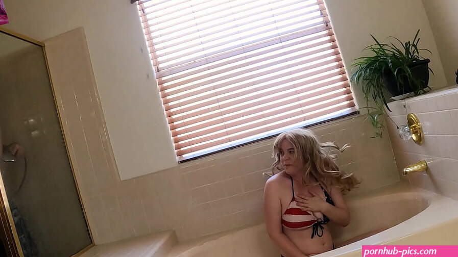 sharing a bathroom with stepmom and masturbating together ends in anal sex and creampie