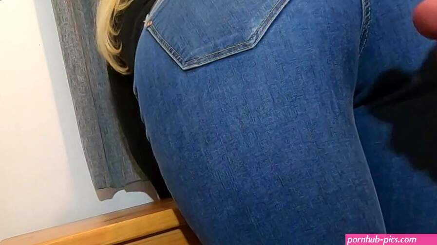 My new gym teacher she is my friends Step Mom and she made me cum on her blue jeans