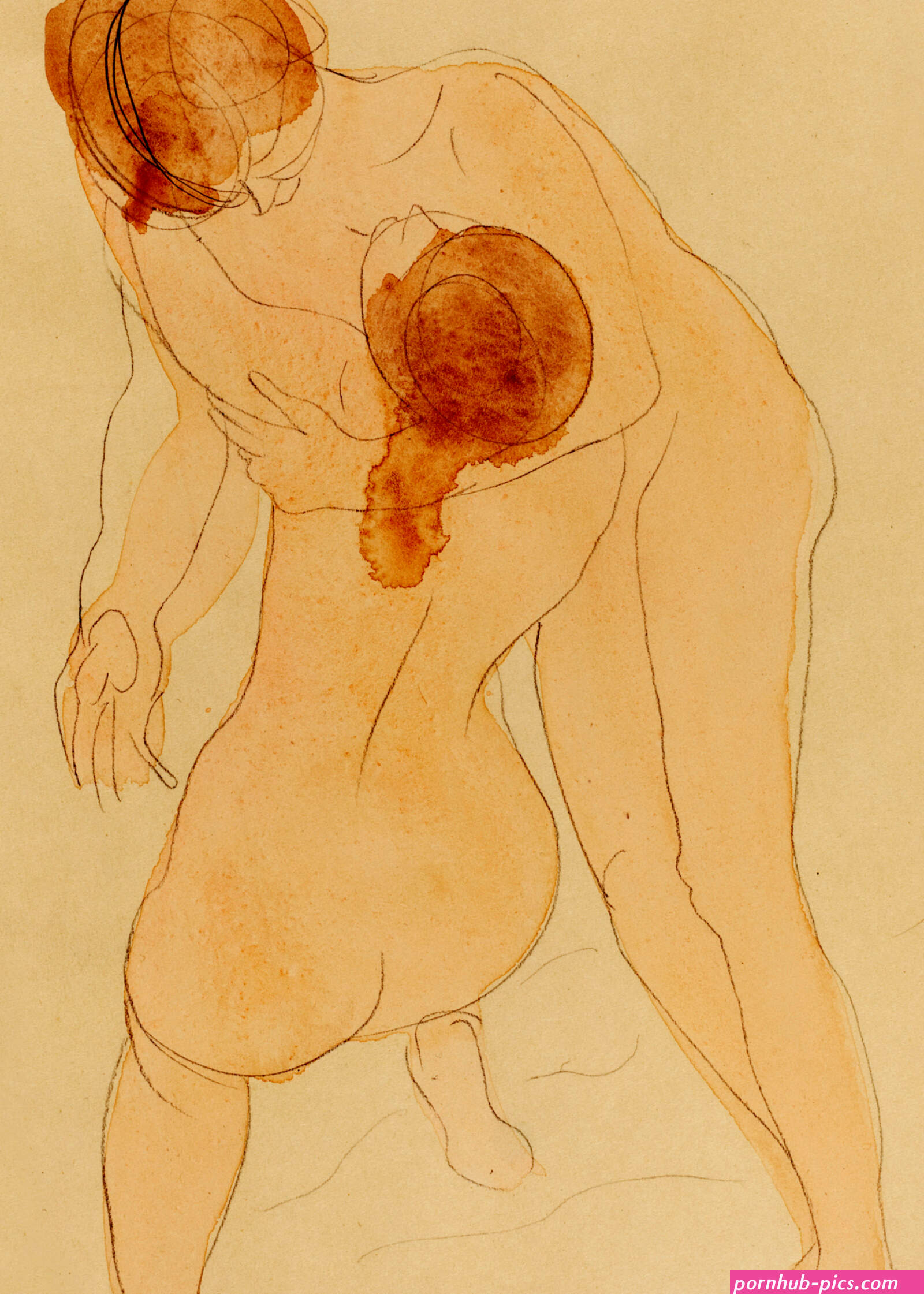 File:Naked women hugging vintage nude illustration. Two figures 1905 by Auguste Rodin. Original from The National Gallery of Art. Digitally enhanced by rawpixel. 50434520666.jpg