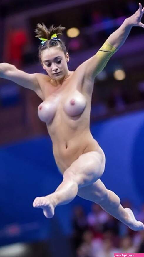 These naked gymnasts arent afraid to show off their flexibility in a porn-worthy display
