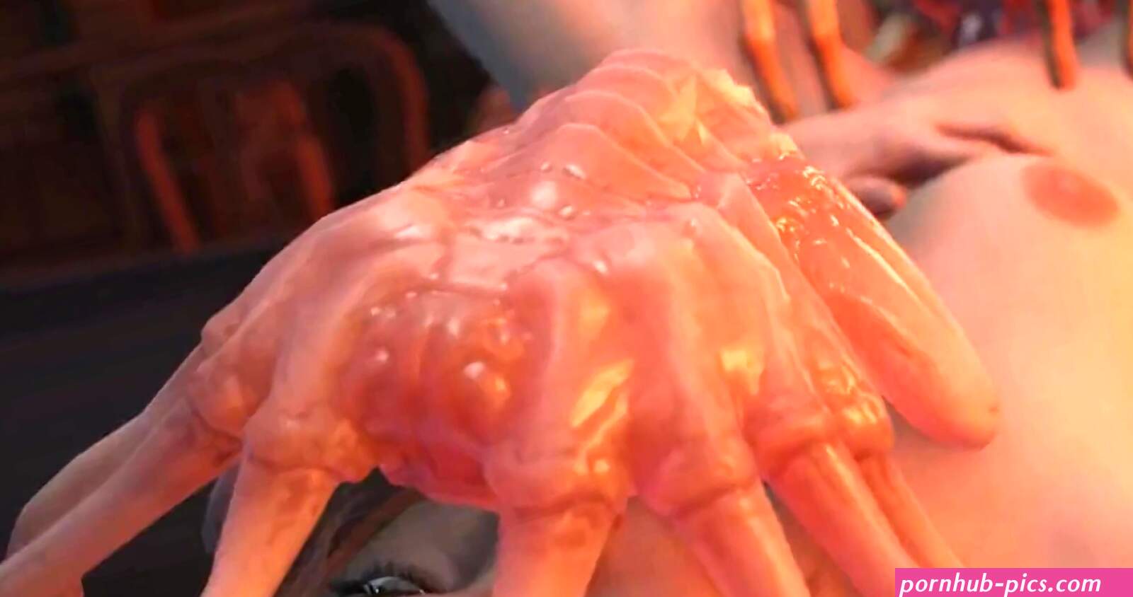 Porno dhorreur 3D : une petite beauté 3D se fait baiser par des extraterrestres qui lui