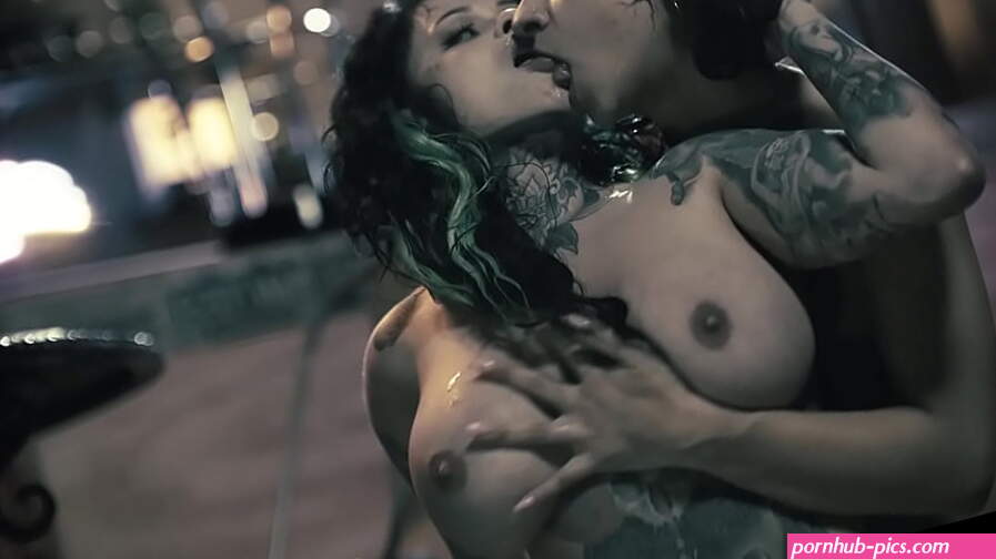 Tattooed Girl With Big Tits And Her Bestie Have Rough Lesbian Sex TRAILER