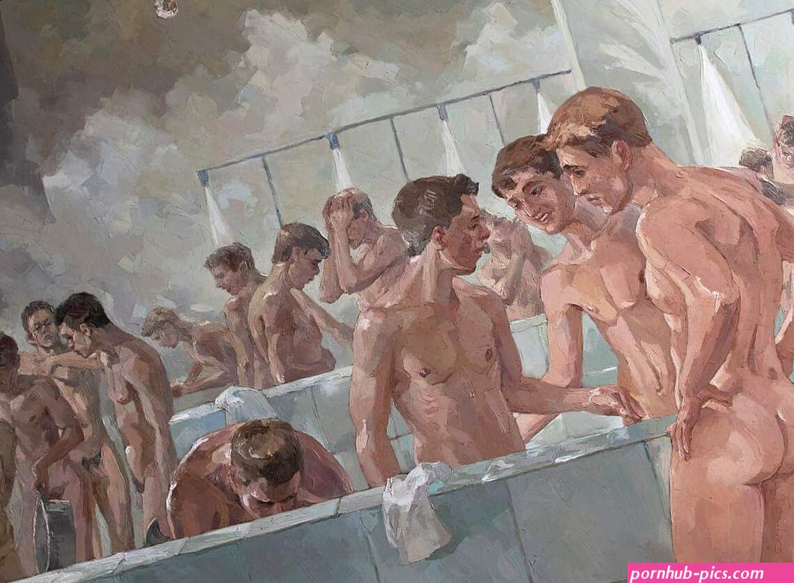art Sergey Sovkov naked swimming