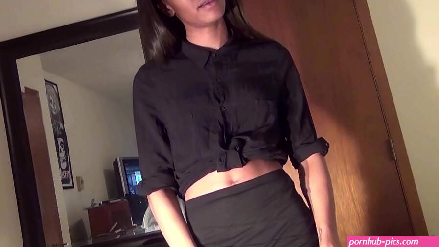 sexy strip tease then watching some porn together