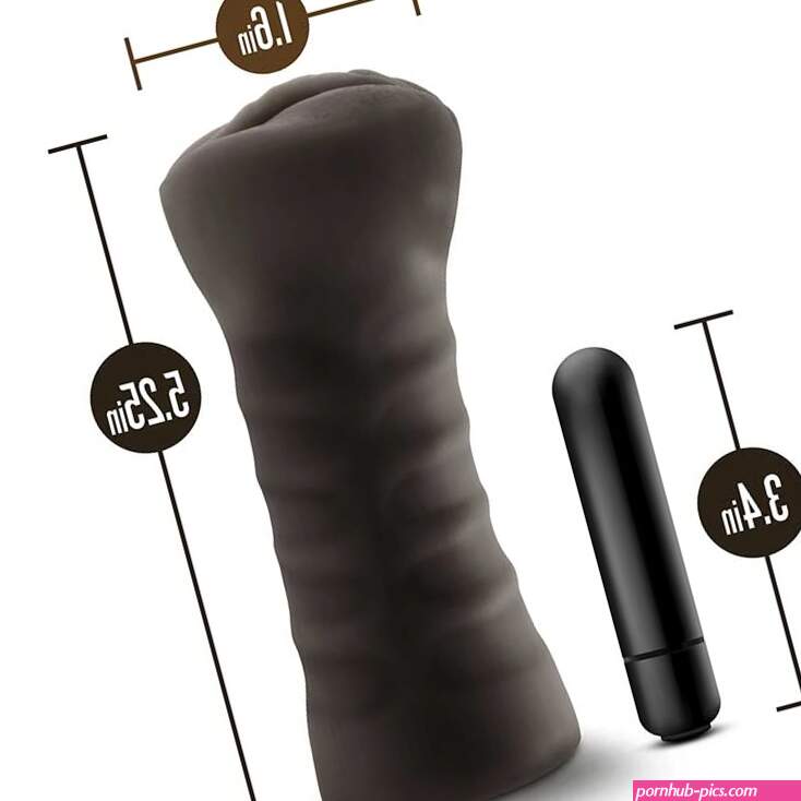 Hot Chocolate Alexis Black Vibrating Pocket Pussy by Blush Novelties