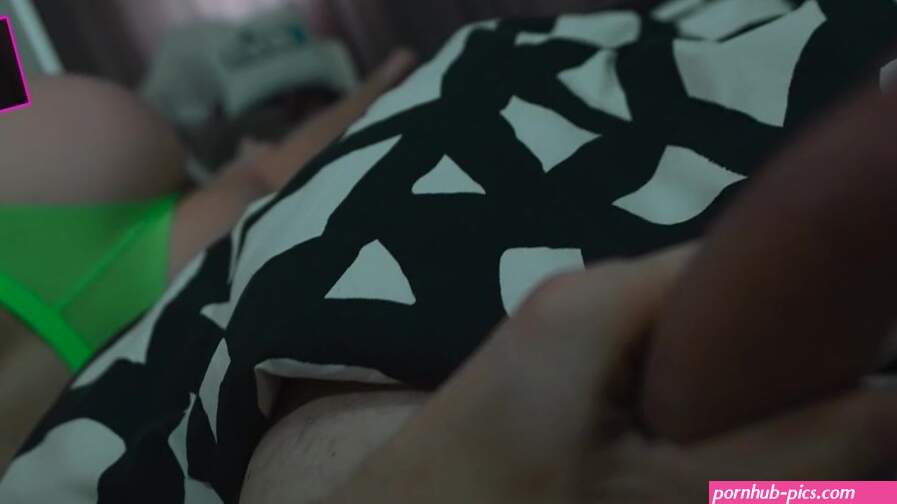 Step mom shared bed after scary movie with step son and seduced him to fuck till accidental creampie