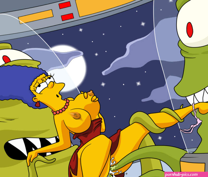 Marges alien abduction by masterman114