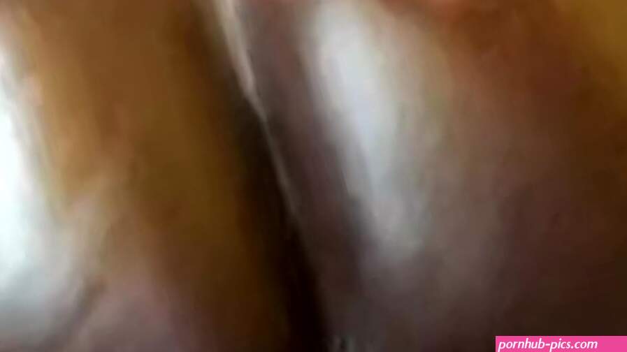 Black solo dildo play