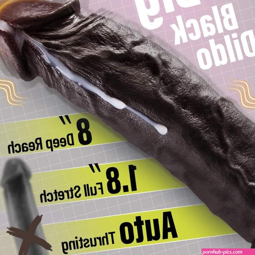 10 Inch Big Black DildoThrusting Realistic BBC Dildo with 9 Vibrating 3 Thr
