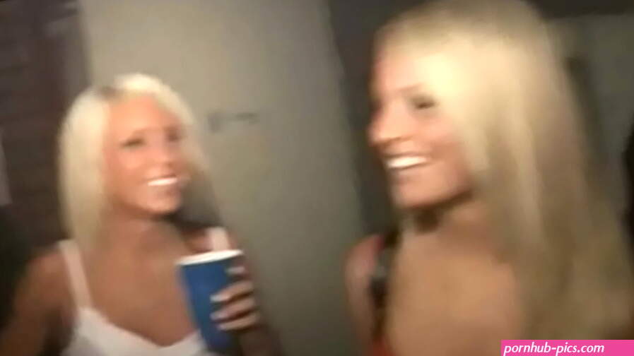 College Girls at a Frat House Party fuck in Public
