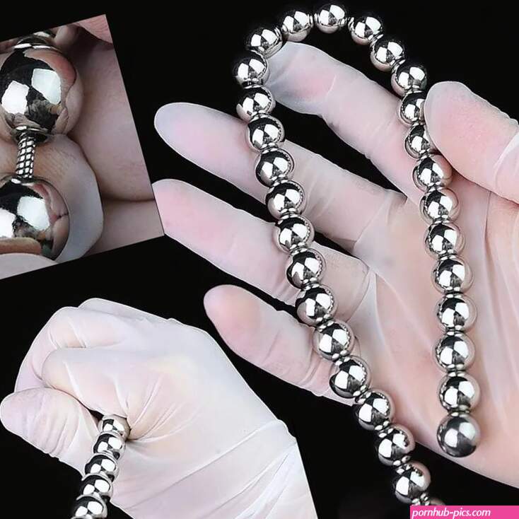 Long Metal Anal Beads Intimate Toy