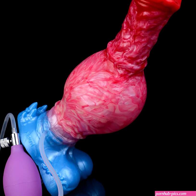 5242 Ejaculating Inflatable Dragon Dildo Anal Butt Plug