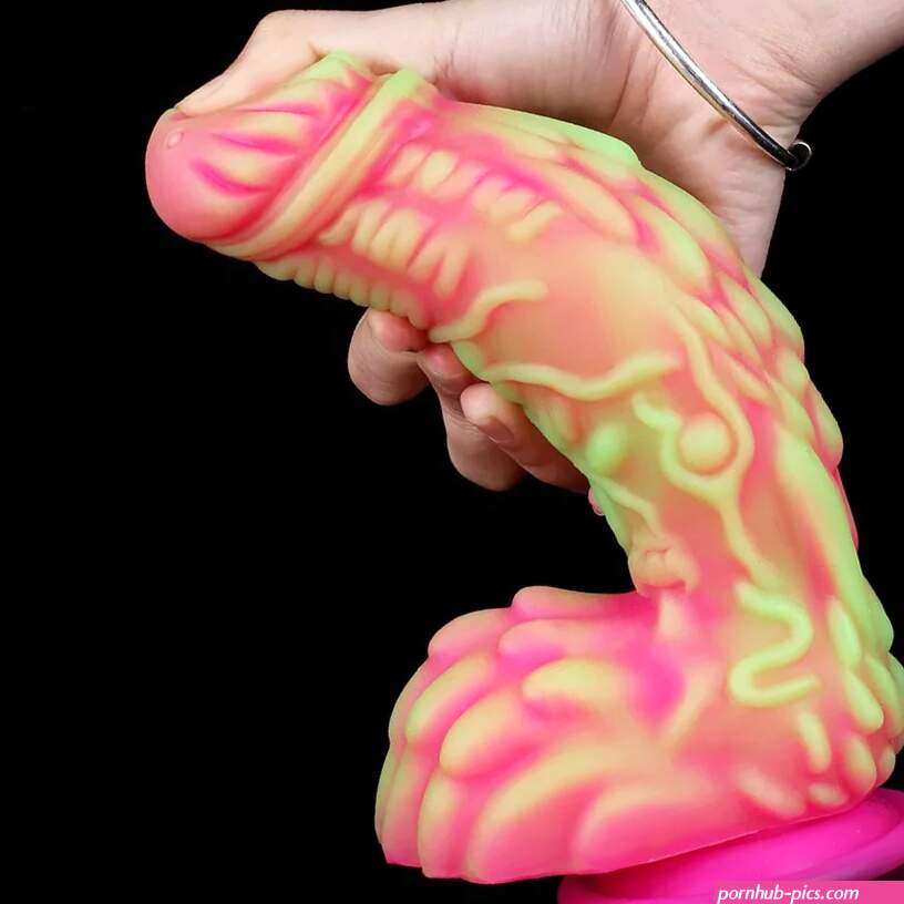 Colorful Monster Strap On Dildo
