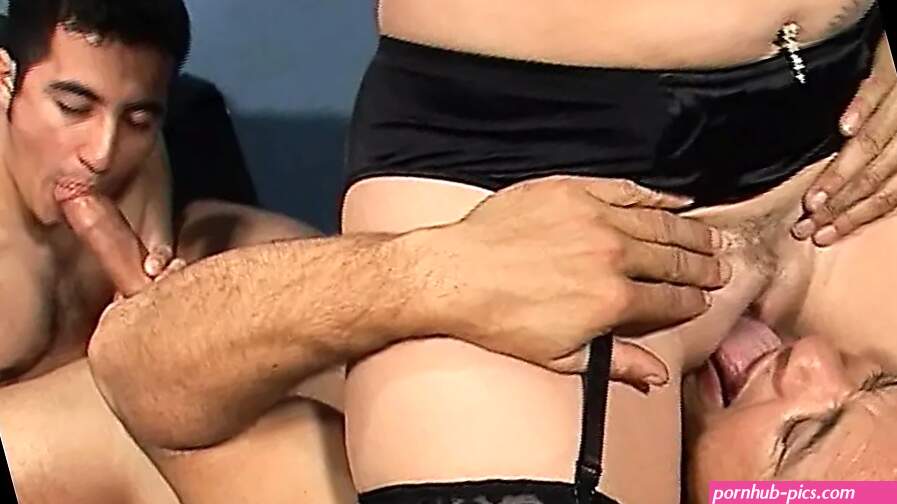 Two Bisexual Men With Monster Cock Ass Fuck A MILF And Cum On Her Giant Tits Porn Videos