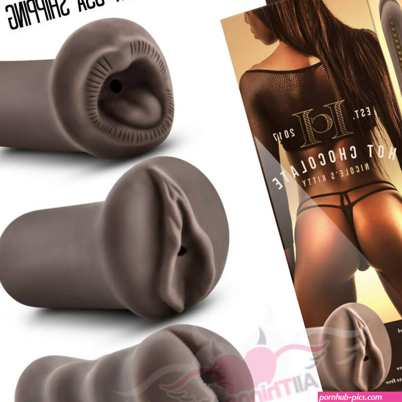 Soft Black Male Masturbator Vagina Anal Oral Brown Pocket Pussy Sex Toy For Men