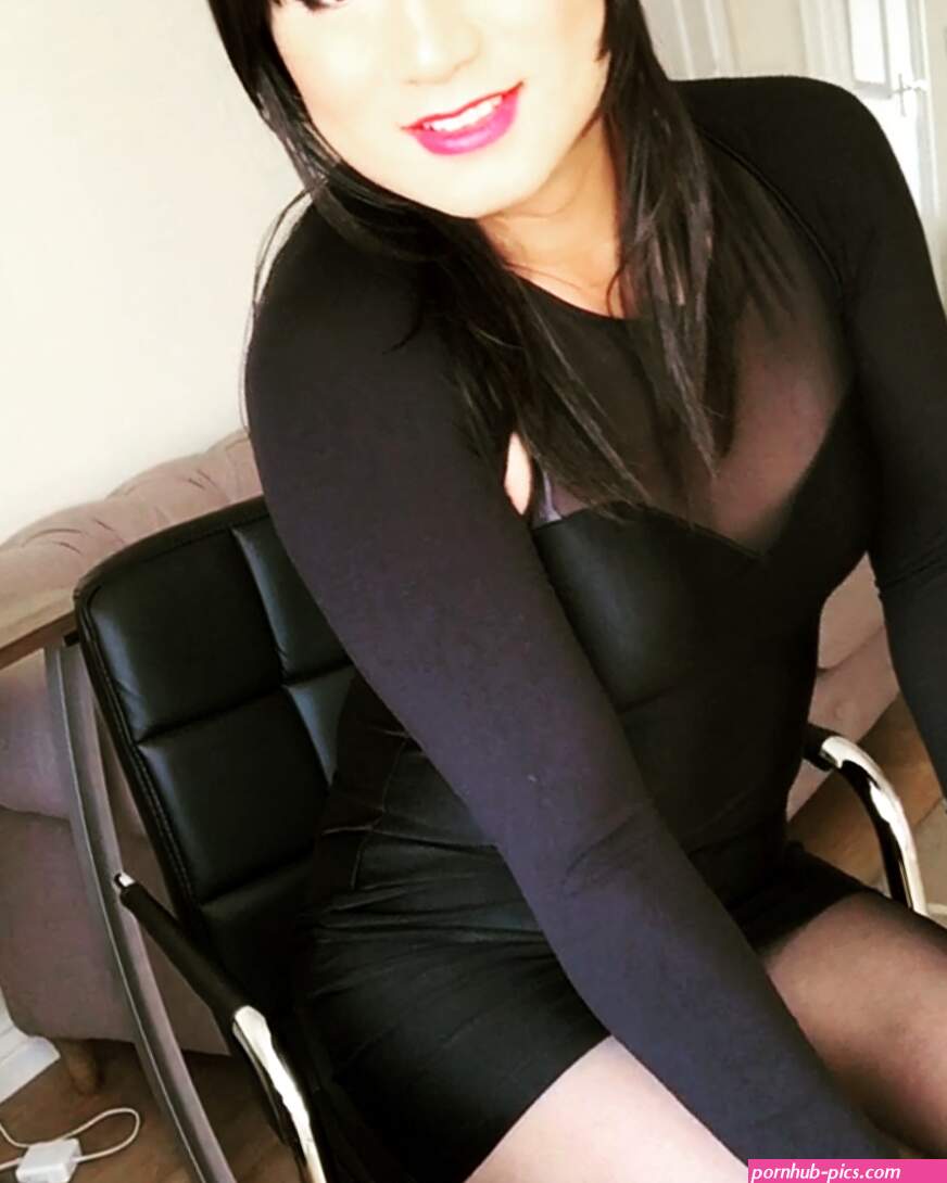 Black pantyhose and anal beads