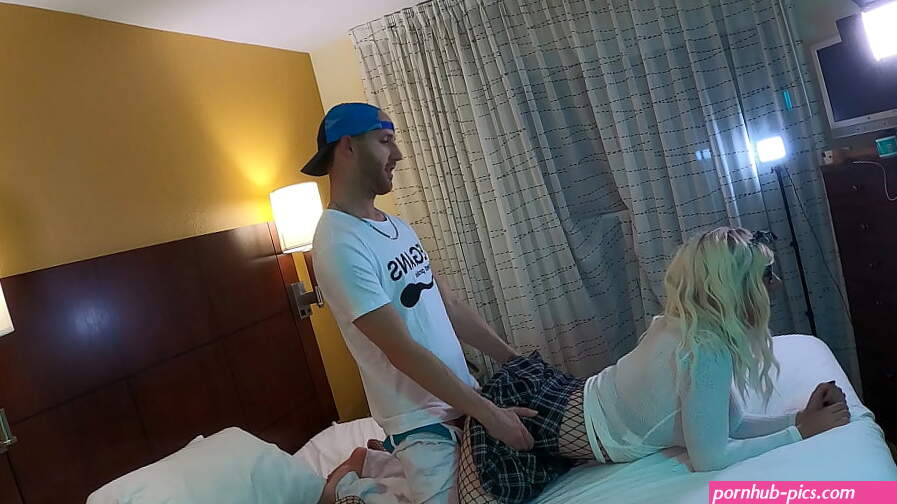 Blonde Crossdresser Fucked Doggystyle