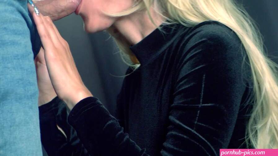 I love when he finishes on my pretty face do you? Amateur blonde MILF blowjob.